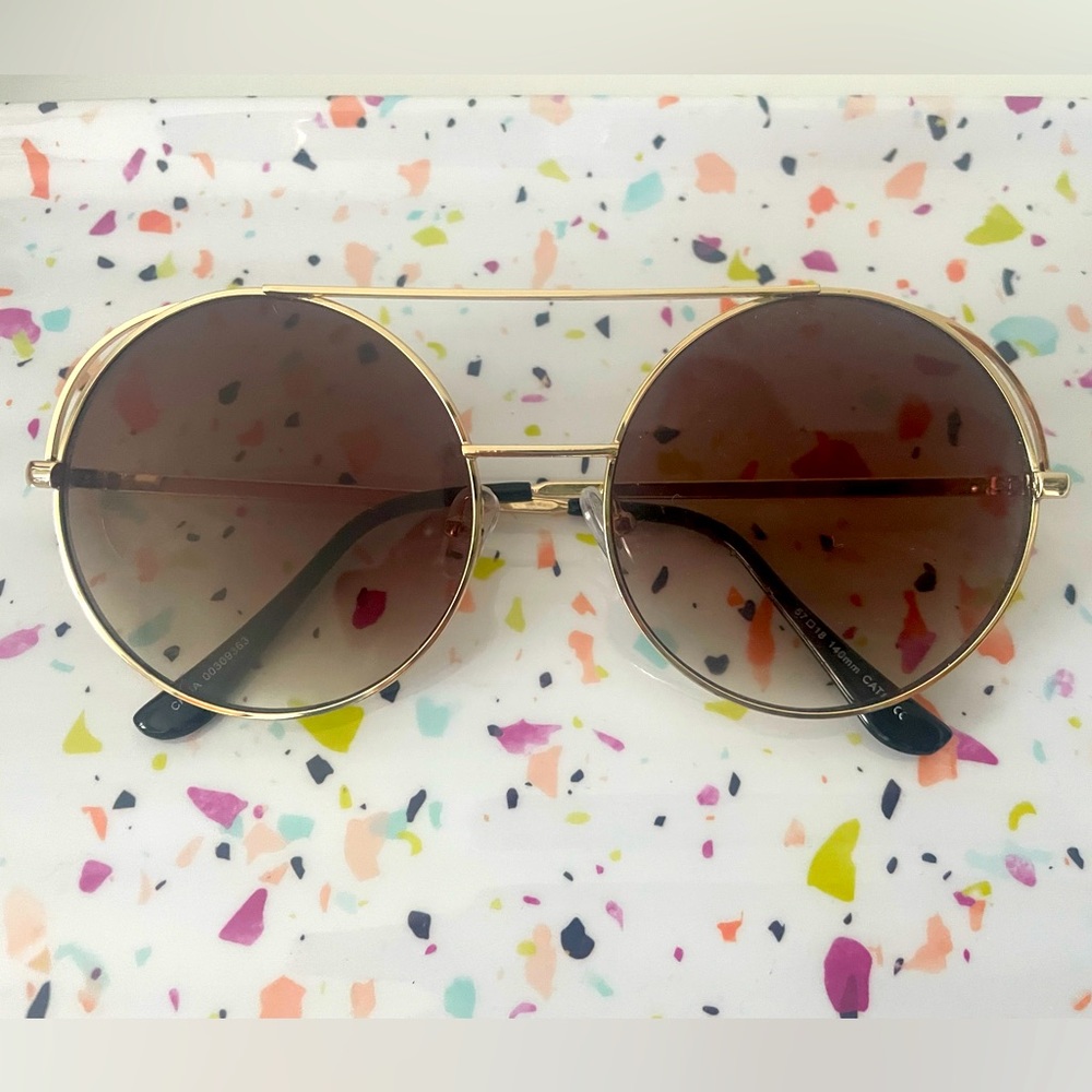 ❤️Aviator style round sunglasses